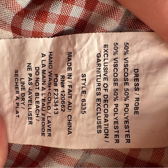 Mabel +Honey- Plaid Ruffle Long Sleeve Dress - 3T - Picture 3 of 4